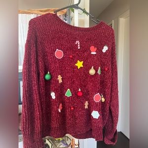 Red Ugly Christmas Sweater 😅🎄♥️